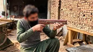 This Woodworker Don't Buy Toy for Child &mdash; He Built Toy Gun With Own Hands 🪵💝 DIY Craft