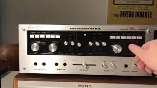 Marantz 3600 preamp with Sony TA-3200F Amp