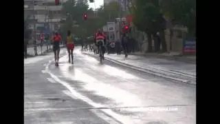 Athens 2011 classic  marathon first women at 33rd km