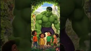 HULK ALLU LAND ADVENTURE #viral #shorts #trending #hulk #cartoon #hulk #viral #india