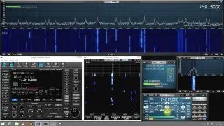ICOM 7300+ WR G31DDC   +  Studio 1  + RS BA1 + HRD 6