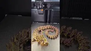 BAMBU LAB H2D 3D Printer Crystal Dragon Esun PLA #shorts