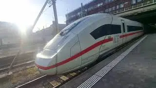 Germany High Speed Railway Inter city Express ICE Am Bahnhof Basel vom Samstag 17 Januar 2026