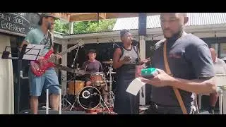 Simone sings Paradise Road  (Sound check Cafe Roux 3-1-2025)