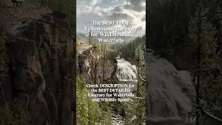 If you&rsquo;re looking for Wildlife and Waterfalls in Yellowstone, THIS is the travel itinerary for you.