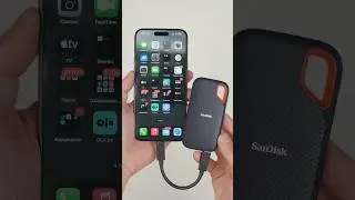 Iphone 15 Pro Max монтаж с SSD диска.
