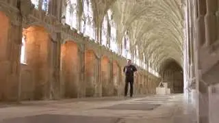 Two HIRO 320 inclined wheelchair lifts at Gloucester Cathedral