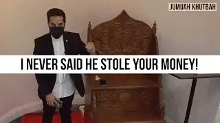 I Never Said He Stole Your Money - Assumptions