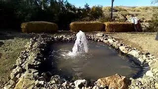 new pond in my camp, Slab City