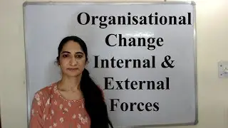 Organisational Change - Internal and External Forces