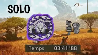 [ Monster Hunter Wild ] Tempered Arkveld solo speedrun GunLance 3