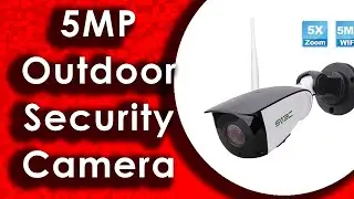 5MP Outdoor Security Camera SV3C 5X Optical Zoom WiFi Wireless Surveillance IP Camera System