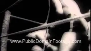 Boxing Bubi Scholz flattens challenger Max Rasch 1958 Newsreel PublicDomainFootage.com