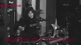 💛Haruna from LOVEBITES. Pearl's e/MERGE electronic drums (2020).