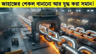 দেখুন জাহাজের একেকটা শেকল কিভাবে বানানো হয়! ভিতরের শক্তি