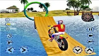 Real Water Surfer Bike Racing - Floating Drive-Best Android Gameplay HD
