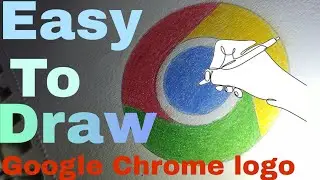 How to draw the Google Chrome|| 2022 #trending