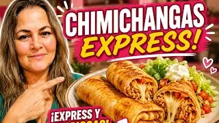 Chimichangas express!😃#cocinando #receta #chimichanga #hogar