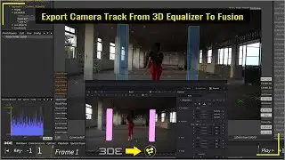 Export Camera Track From 3D Equalizer To Fusion | 3DEqualizer To Fusion Camera Export