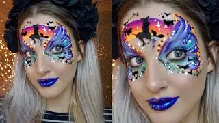 Halloween Witch Face Paint Tutorial