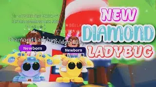 THROWING 100 LAVENDER TO GET THE NEW DIAMOND LADYBUGS!! 🐞😱 | Adopt Me Farm Shop Update!