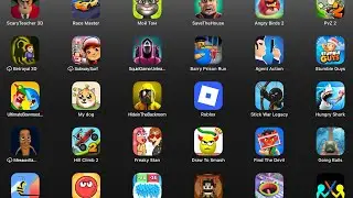 Roblox,Stumble Guys,Grimace Monster Scary Survival, Poppy Playtime 4,Thief Puzzle,Super Mario Run
