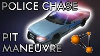 BeamNG - Police Chase - PIT maneuver [Crashes and Rollovers - HD]