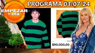Empezar el día con Yuyito - Programa del 03/07/24 - RUSHERKING VENDE LA ROPA QUE USÓ CON LA CHINA