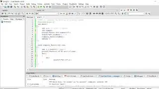 Write a C program to compute the factors of a given number.