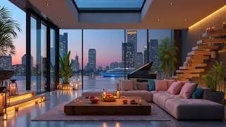 Deep House Chill Vibes | Tropical Sunset City Boat Mix Experience
