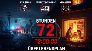 Kein Strom, kein Rettungsdienst, kein Gesetz: Dein 72-Stunden-Überlebensplan zu Hause