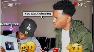 CLOUT PRANK ON GOTDAMNSAM*HE TRIED TO KICK ME OUT*