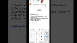 Link with tv code youtube #youtubeshorts #code