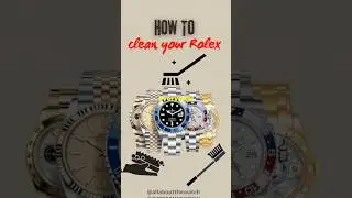 How To Clean Your Rolex In 45 Seconds! #Rolex #watches