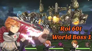 Roi 60t World boss 1 Fortress King's Raid