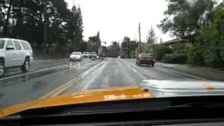 2008 Grabber Orange Ford Shelby GT Driving