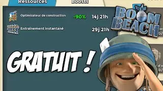 OFFRE Incroyable et GRATUIT sur Boom Beach !