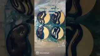 How to pour a First Beach Wave on Resin coasters
