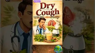 Dry Cough Causes, Precautions & Indian Home Remedies | Hindi & English #viralshort#healthawareness