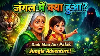 😱 Dadi Maa Ki Jungle Kahani | Kids Jungle Story Hindi | Hindi Moral Story