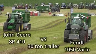 Fendt 1050 Vario против John Deere 8R 410 / Крупные сельскохозяйственные тракторы