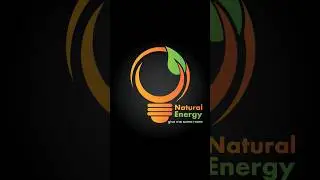 Adobe Illustrator Tutorial | Vector Design | #natural #energy  #logo #shorts #logodesign