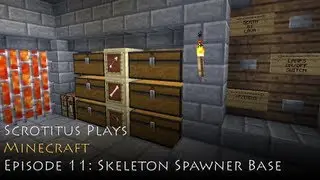 Minecraft - Episode 11 - Skeleton Spawner Base