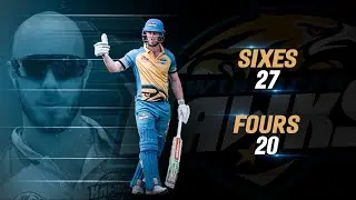 Most Boundaries Hit - Chris Lynn - Winnipeg Hawks | GT20 Canada Season 2