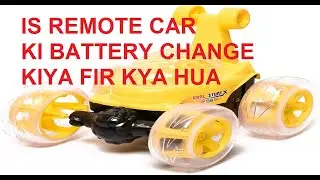 Stunt Car Toy Battery Change | Remote Control Car Battery Replacement Easy Way 🔋🚗 #toys #remote