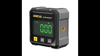 Digital Angle Finder With Laser, 4-Side Magnetic Angle Gauge Inclinometer