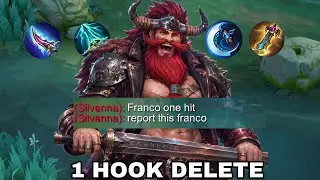 GLOBAL FRANCO BEST BUILD AND EMBLEM TO DEAL AGAINST STRONG OPPONENT IN EXP LANE 🤔 ( must try ) MLBB 