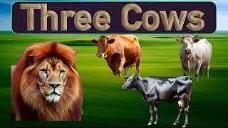Three Cows, Moral Story in English, Learn English through Stories
