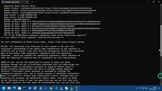 Sysinternal Windows Learn || Whois Tool