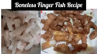  Boneless Finger Fish Recipe|| Restaurant Style Finger Fish Recipe || Homemade Crispy Finger Fish. 